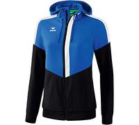 Erima Squad Track Top Jacket with Hood - New Royal/Black/White, 44