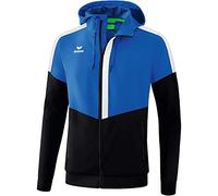 Erima Squad Track Top Jacket with Hood - New Royal/Black/White, XX-Large