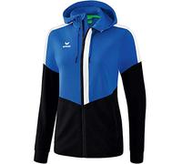 Erima Squad Training Jacket with Hood - New Royal/Black/White, 34