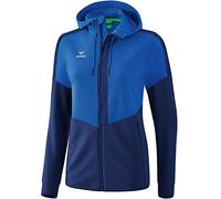 Erima Squad Training Jacket with Hood - New Royal/New Navy, 34