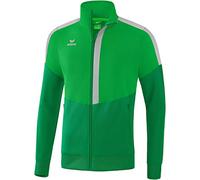 Erima Squad Trainings Jacket - Fern Green/Emerald/Silver Grey, 152