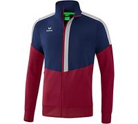 Erima Squad Trainings Jacket - New Navy/Bordeaux/Silver Grey, 128