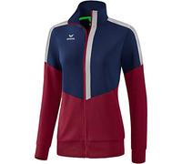 Erima Squad Trainings Jacket - New Navy/Bordeaux/Silver Grey, 40