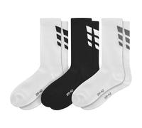 Erima Unisex 3 Wings Socks 3 Pack (2182503), White/Black, 43-46