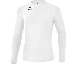Erima Unisex Athletic Long-Sleeve 2.0 Functional Underwear (2252103), White, M