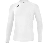 Erima Unisex Athletic Long-Sleeve 2.0 Functional Underwear (2252103), White, S
