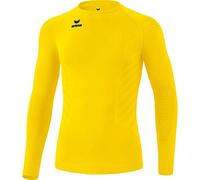 Erima Unisex Athletic Long-Sleeve 2.0 Functional Underwear (2252108), Yellow, M