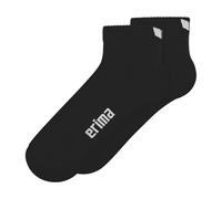 Erima Unisex Kids Performance Pack of 2 Socks (8182601), black, 31-34