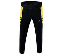 Erima Unisex Kids Six Wings Worker Pants (1102206), Black/Yellow, 140