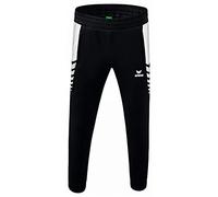 Erima Unisex Kids Six Wings Worker Pants (1102209), Black/White, 152