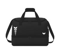 Erima Unisex Modern Intro Sports Bag with Bottom Compartment (7232620), Black, M
