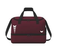 Erima Unisex Modern Intro Sports Bag with Bottom Compartment (7232621), new Bordeaux, L