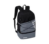 Erima Unisex Six Wings Backpack with Bottom Compartment (7232317), Slate Grey/Black, 1