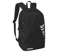 Erima Unisex Six Wings Backpack with Bottom Compartment, Black, 1