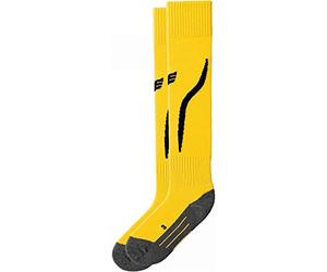 erima Unisex sock stocking Tanaro, yellow (yellow / black), 37-40 (manufacturer size: 2)