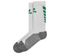 Erima Unisex Sporty Six Wings Socks (2182604), white/emerald, 35-38