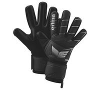 Erima Unisex-Youth Aeroclaw Challenger Goalkeeper gloves (7222603), black/white, 6