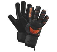 Erima Unisex-Youth Aeroclaw New Talent Goalkeeper gloves (7222606), black/orange, 4