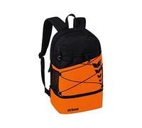 Erima Unisex's Wings SIX Backpack, Orange/Black, 30x18x45