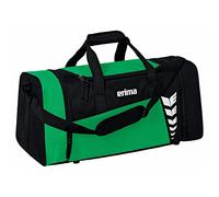 Erima Wings Six Unisex Sports Bag, Emerald/Black, L