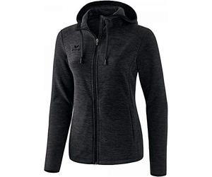 Erima Women Fleece Jacket - Black Marl, Size 34