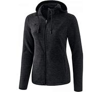 ERIMA Women Fleece Jacket - Black Marl, Size 42
