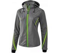 Erima Women Outdoor Basics Softshell Jacket Function - grey marl/green gecko, 40