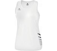 Erima Women Race Line 2.0 Running Singlet - New White, Size 42