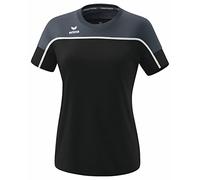 Erima Women's „Change Functional T-Shirt, Black Grey/Slate Grey/White, 34
