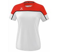 Erima Women's „Change Functional T-Shirt, White/red/Black, 42