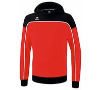 Erima Men's „CHANGE hooded sweatshirt, red/black/white, L