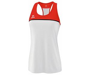 Erima Women's „Change Lightweight Tank top, White/red/Black, 38