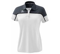 Erima Women's „Change Polo Shirt, White/Slate Grey/Black, 34