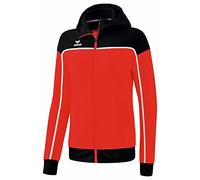 Erima Women's Change Training Jacket with Hood, Red/Black/White, 34
