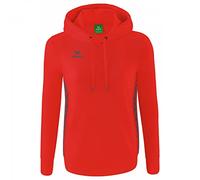 Erima Women's Essential Team Basic Hoody, Red, 38