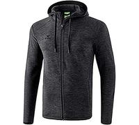 Erima Women Fleece Jacket - Black Marl, Size 46