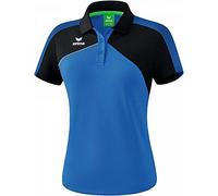 Erima Women's Premium One 2.0 Polo-Shirt, New Royal/Black/White/Blck
