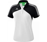 Erima Women's Premium One 2.0 Polo-shirt, white/black/white, Size 48