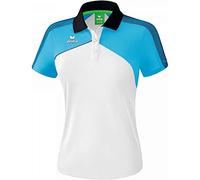 Erima Women's Premium One 2.0 Polo-shirt, white/curacao/black, Size 36
