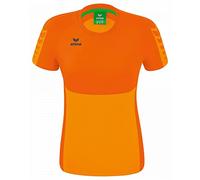 Erima Women's Six Wings Functional T-Shirt, New Orange, 38