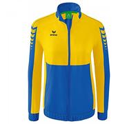 Erima Women's Six Wings Presentation Jacket, New Royal/Yellow, 38