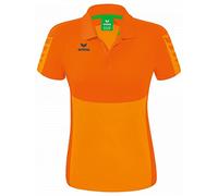Erima Women's Six Wings Sport Polo, New Orange, 38