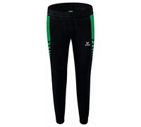 Erima Women's Six Wings Worker Functional Pants, Black/emerald, 40