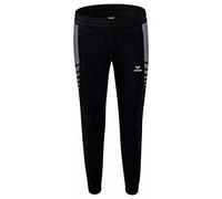 Erima Women's Six Wings Worker Functional Pants, Black/Slate Grey, 40