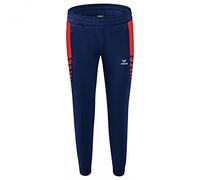 Erima Women's Six Wings Worker Functional Pants,New Navy/Red, 34