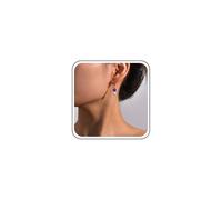 Erimberate Bohemian Evil Eye Dangle Earrings Gold Pearl Drop Earrings Tiny Blue Devil Eye Earrings Punk Demon Eye Pearl Earrings Jewelry for Women, Pearl