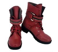 ERIMEI Manga World Cosplay Boots Boot Shoes Shoe for Final Fantasy Tifa Lockhart