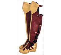 ERIMEI Manga World Cosplay Boots Boot Shoes Shoe for Wonder Woman Diana Gold