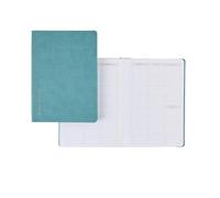 Erin Condren 12-Month Softbound Academic Planner (Aug 2025 - Jul 2026), A5 School Agenda, Notebook, Deadline Tracker and Academic Calendar, Vegan Leather Eucalyptus Covers, Layflat Binding