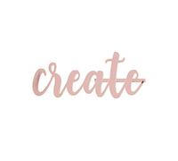 Erin Condren Designer Desk Accessories - Metal Bookmarks - Create Rose Gold Plated Metal Bookmark, Measuring 4.75” x 3”, Adds Fashion and Function to Any Book